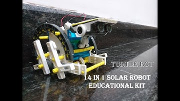 14 in 1 Solar Robot Educational Kit /Turtle-Bot