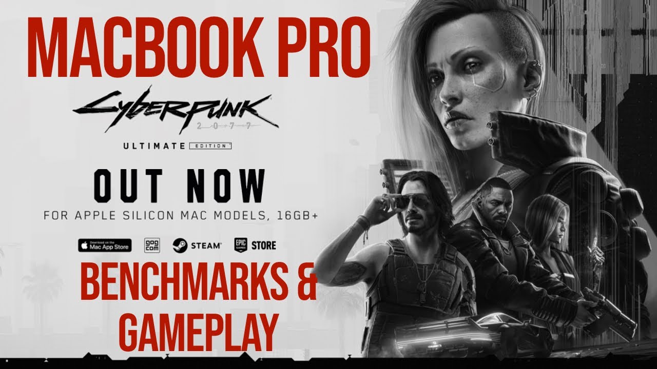 Cyberpunk 2077 for Mac Benchmarks & Gameplay using a base M4 MacBook Pro