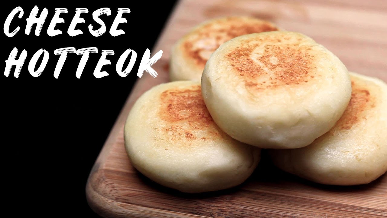 FLUFFY Korean Potato Cheese Pancakes | Hotteok - YouTube