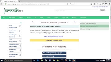 What do you mean by ORM metadata in hibernate. | javapedia.net