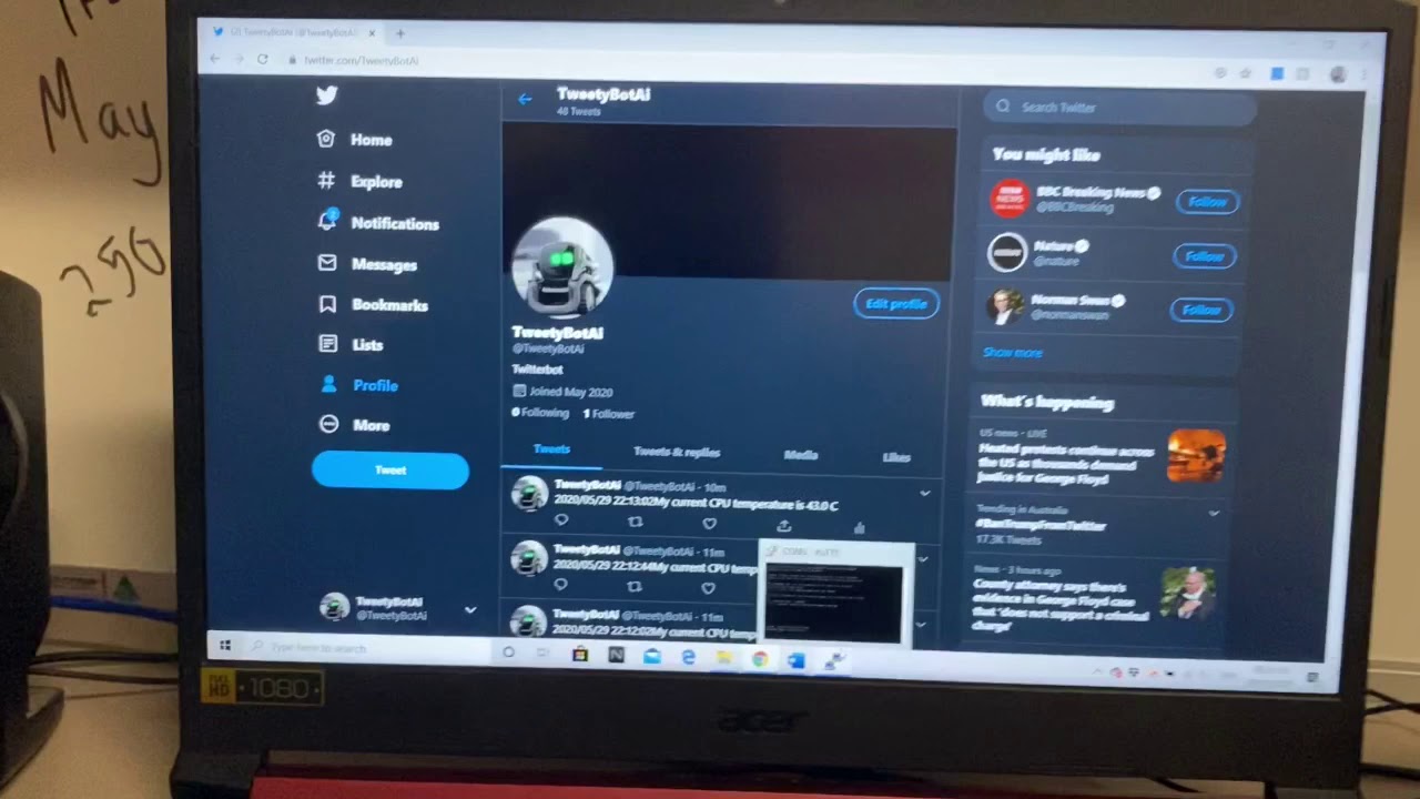 Mini project - TwitterBot - YouTube