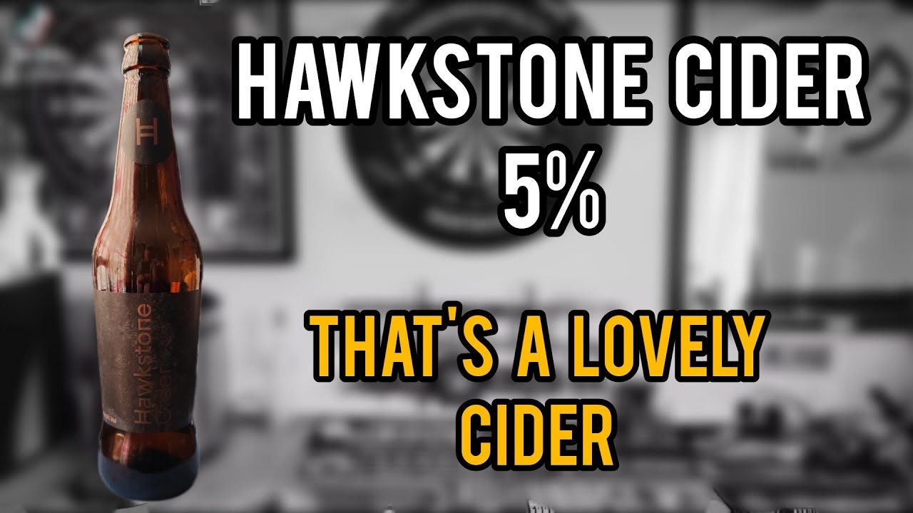 Hawkstone cider 5 Cotswold brewing company review No. 1406 YouTube