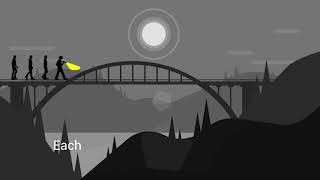 Interview Puzzle : Four Men crossing the Bridge with one Torchlight screenshot 4