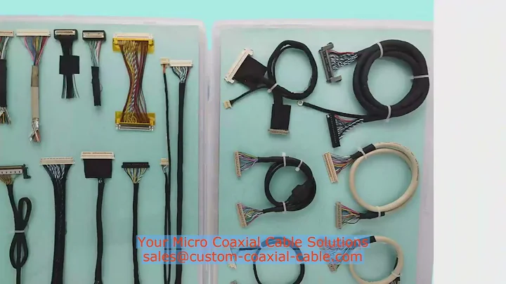 Micro Coaxial Cable For Laptop Hinge Coaxpress I-PEX 20380-R30T-06 Custom micro coax cable Thailand