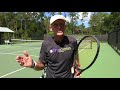 Backhand And Forehand Slice Grip And Swing Path   HD 1080p