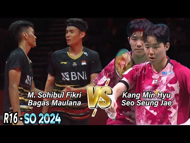 Sohibul Fikri/Bagas Maulana vs Kang Min Hyu/Seo Seung Jae || R16 Singapore Open 2024 class=