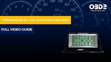 TyreWatcher X2 - Full Setup First Time Video