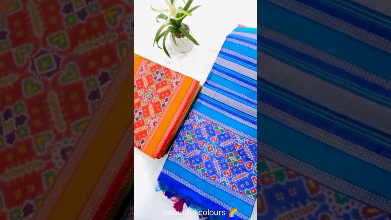 Soft Khadi Raw Silk Weaving Patola Saree