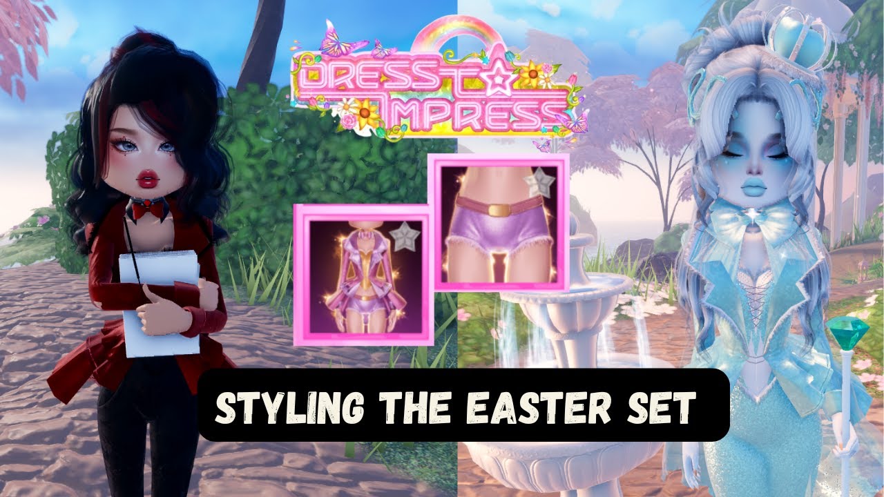 Wearing The EASTER SET For EVERY THEME in Dress To Impress / DRESS TO IMPRESS  (Roblox)