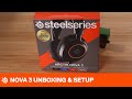 SteelSeries Arctis Nova 3 Unboxing and Setup