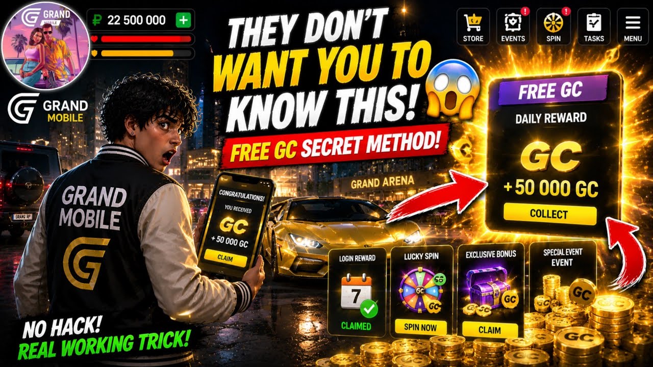 Mobile Gc Reload I FOUND A SECRET FREE GC GLITCH 😱💥 (They Tried To Hide This!) | Grand ...
