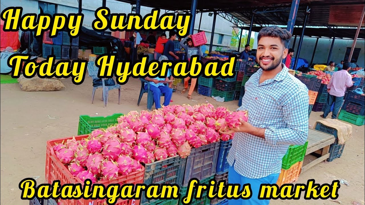 #today #batasingaram fruit market #telangana #ramojifilmcityhyderabad ...