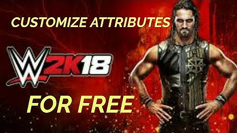 WWE 2k18 [ How to change superstars attributes for free glitch]