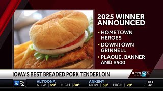 Grinnell restaurant wins Iowa s best breaded pork tenderloin contest