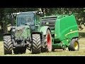 Fendt 716 + John Deere 990 | High Speed Baling