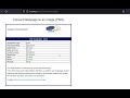Convert Webpage to an image (PNG) Using Javascript