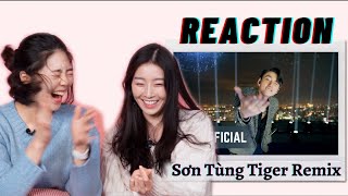 HOA HẬU HÀN QUỐC REACTION SƠN TÙNG M-TP | TIGER REMIX COUNTDOWN STAGE | 2021