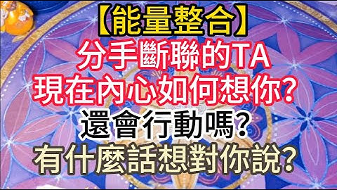 【能量整合】分手斷聯的TA，現在內心如何想你？還會行動嗎？有什麼話想對你說？ #塔羅測試#星座#愛情