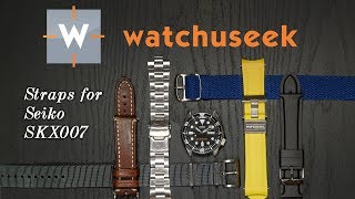 Top 6 Best Straps for Seiko SKX007: Watch Strap Review - YouTube