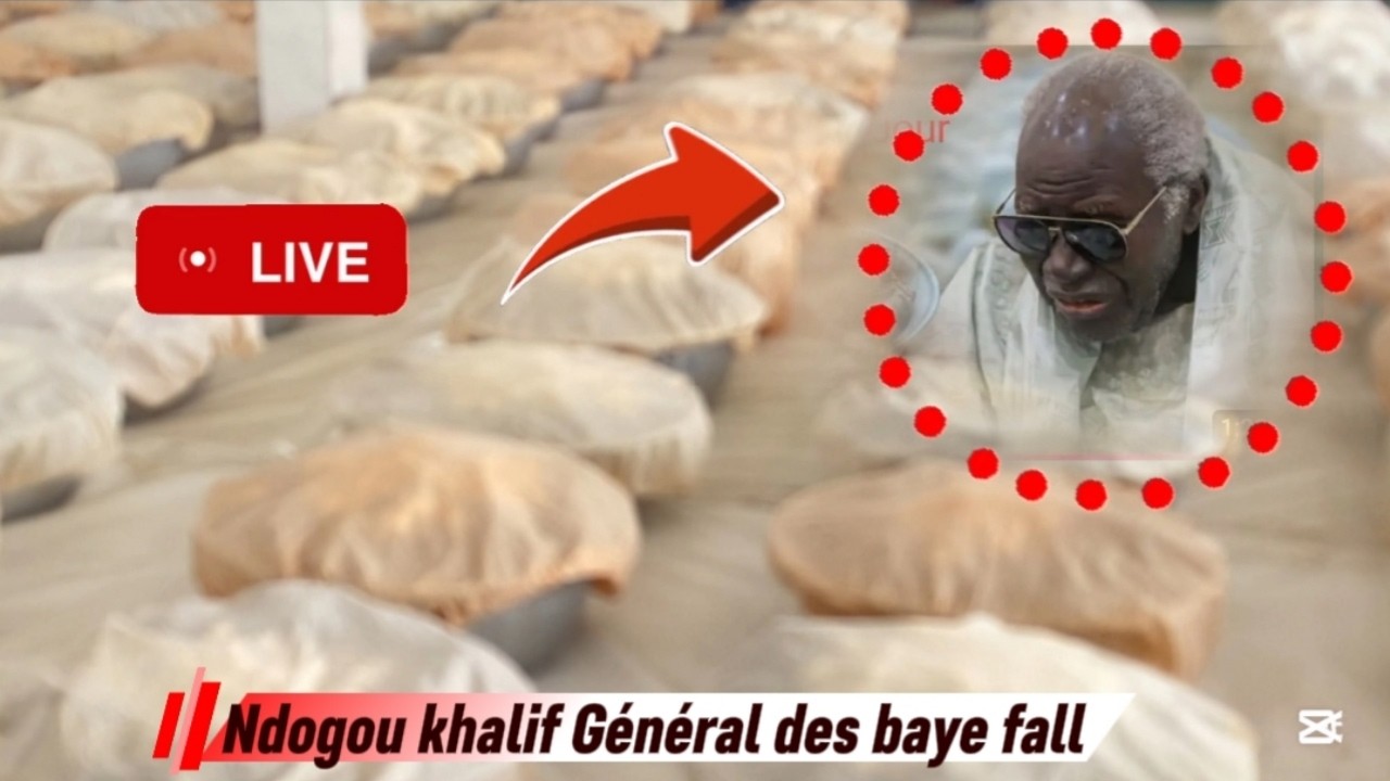 EN DIRECT 8 EME JOUR  NDOGOU KHALIF GENERAL  Serigne Amdy Khady Fall TOUBA BAYE FALL NGA