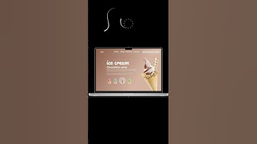 "Figma Website Design for Ice Cream Shop 🍦 | UI Idea #figmadesign"