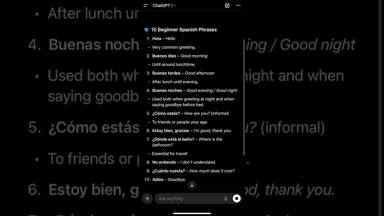 Learn Any Language 10x Faster with ChatGPT π | AI Hack