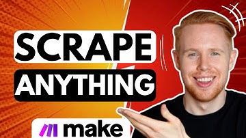 How I Web Scrape EVERYTHING With Make.com & AI