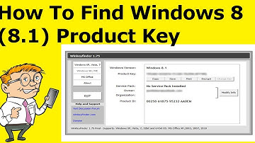 How To Find Windows 8 (8.1) Product Key On Computer (Guide)