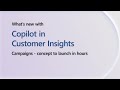 Take campaigns from concept to launch in hours with Copilot | What's New with Dynamics 365