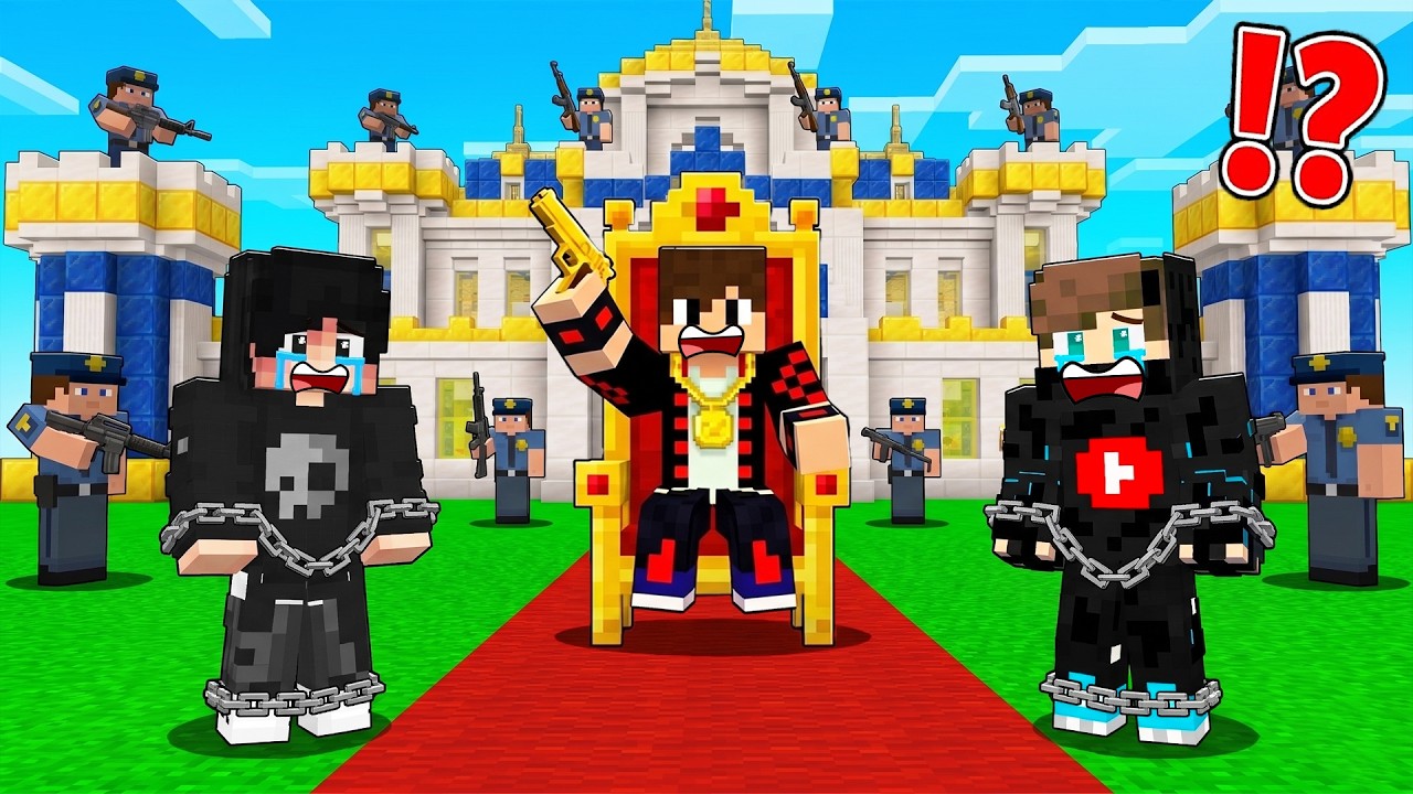ماين كرافت : خنت اصدقائي وصرت رئيس السيرفر 😈🔥 لايف ستيل الحرامية #30