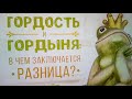 ГОРДЫНЯ И ГОРДОСТЬ. ЧЕМ ОНИ ОТЛИЧАЮТСЯ?