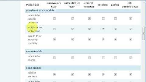 Installing & Configuring the Google Analytics Module for Drupal 6.x