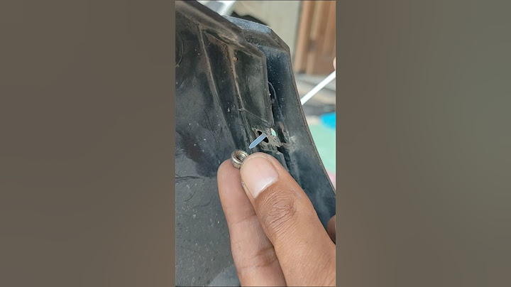 Ingenious Way to Repair a Plastic Bumper with Zip tie!