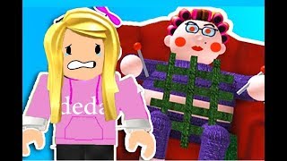 محاولة الهروب من الجدة العجوز في لعبة roblox