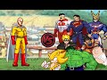 One punch man vs everyone saitama vs goku sonic hulk omniman flash mario superman  more