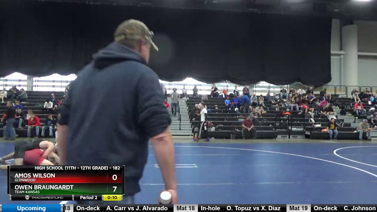 High School (11th - 12th Grade) 182 Amos Wilson Glenwood Vs Owen Braungardt Team Kansas