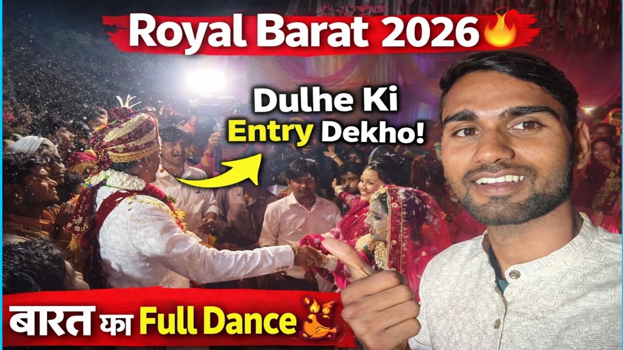 Aaj Ghar Se Nikli Shaandar Barat 😍 | Full Dance Masti | Indian Wedding Vlog 2026