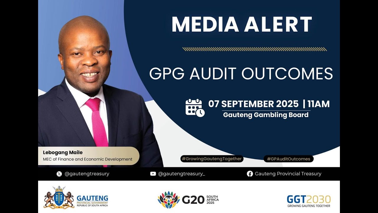 Gauteng Audit Outcomes Media Briefing