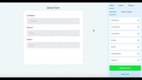 Phone Number Field Update
