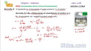 Normality of a Solution Profile