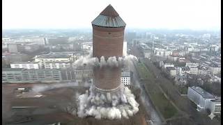 Demolition Idiots: Massive Silo & Water Tower Fall WRONG WAY | Dangerous Building Implosion #14