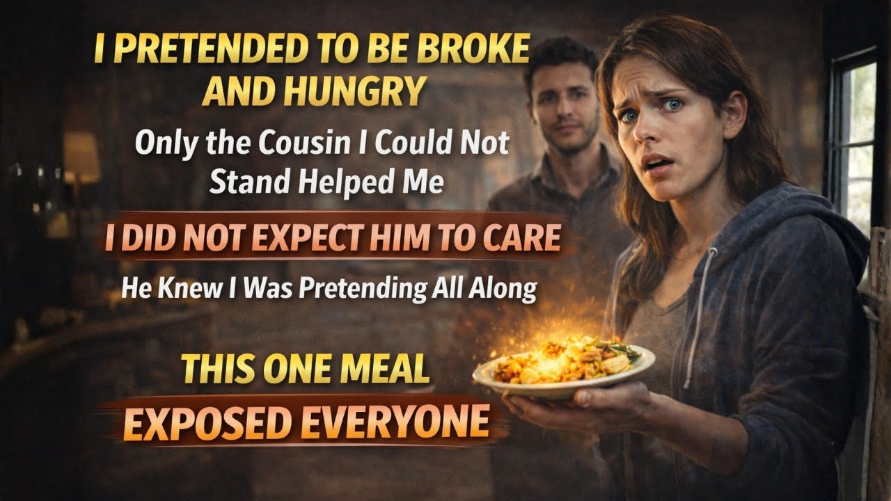 I Pretended to Be Broke and Hungry and Only One Cousin Helped Me