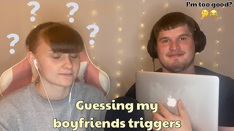 ASMR guessing my boyfriends triggers!!