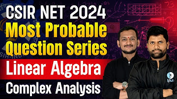 CSIR NET Linear Algebra Most Probable Question Series | CSIR NET Mathematical Science 2024 | IFAS
