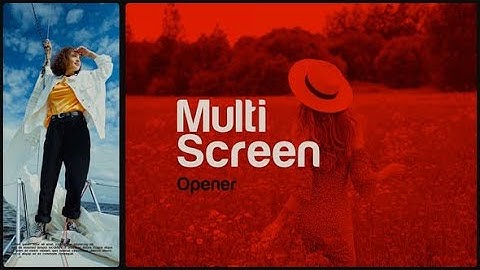 Multi-Screen Opener | After Effects Template