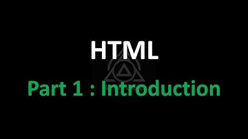 HTML Tutorial Part 1 | Introduction to HTML | Basic Structure & Elements Explained