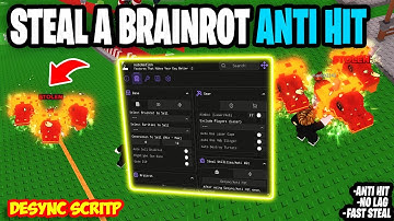 [ANTI HIT🔥] LUMIN HUB STEAL A BRAINROT SCRIPT ANTI HIT DESYNC, xRAY, AUTO STEAL, FLOOR STEAL