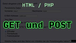 HTML/PHP 1d - GET und POST
