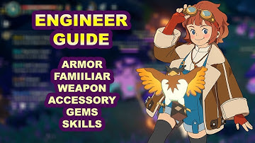 Engineer PVP Guide Familiar Weapon Armor Accessory Gem Skills Ni No Kuni Cross Worlds