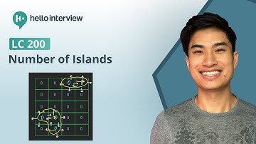 Leetcode 200: Number of Islands - Coding Question Walkthrough